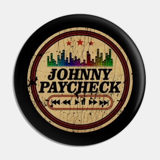 Graphic Johnny Name Retro Distressed Cassette Tape Vintage Pin