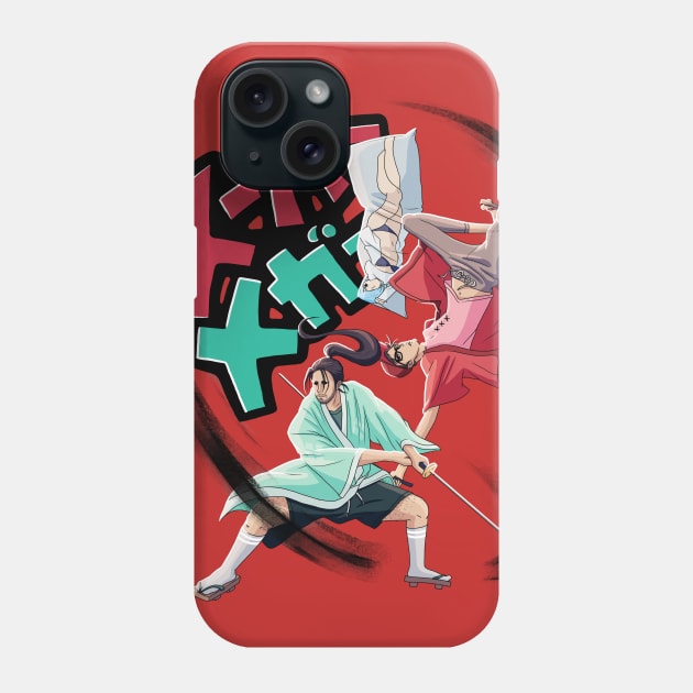 Samurai Mega Phone Case by kidsuperpunch