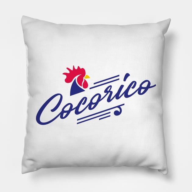 cock-a-doodle Doo Pillow by SpilloDesign