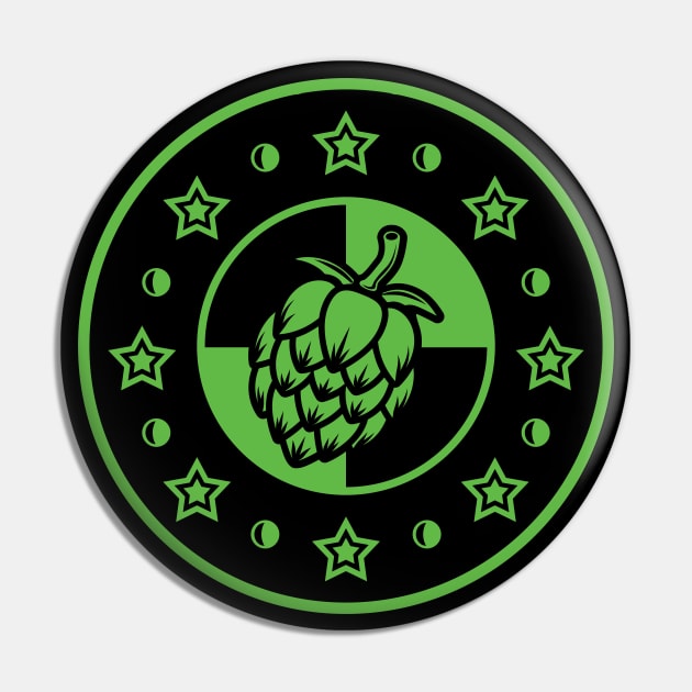 Green Beer Hops Pin by dkdesigns27