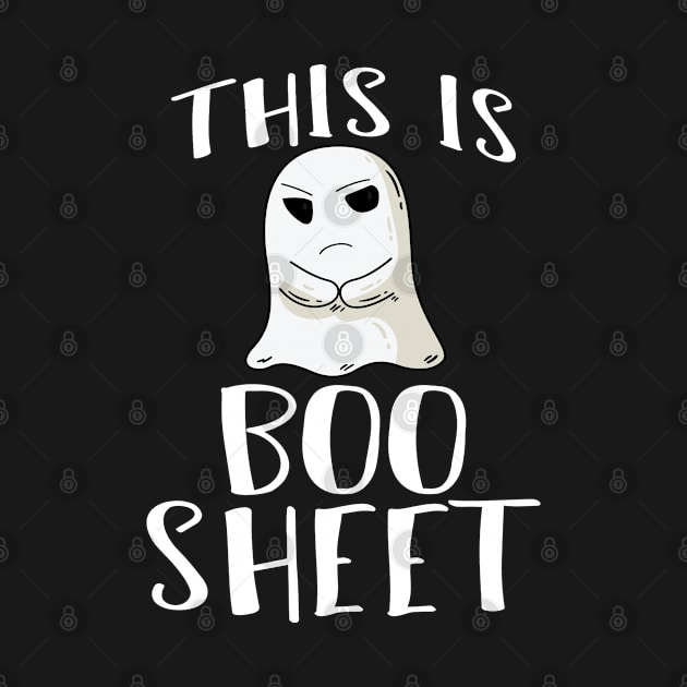 This Is Boo Sheet - Halloween Boo Boo Sheet Ghost Costume by Arts-lf