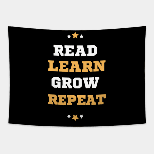 Read Learn Grow Repeat Tapestry