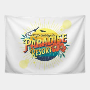 Always sunny paradise distressed Tapestry