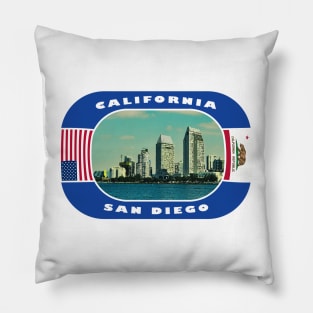 California, San Diego City, USA Pillow