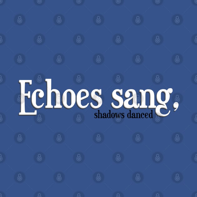 Echoes sang by stefy