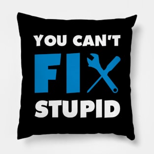 You Can'T Fix Stupid Pillow