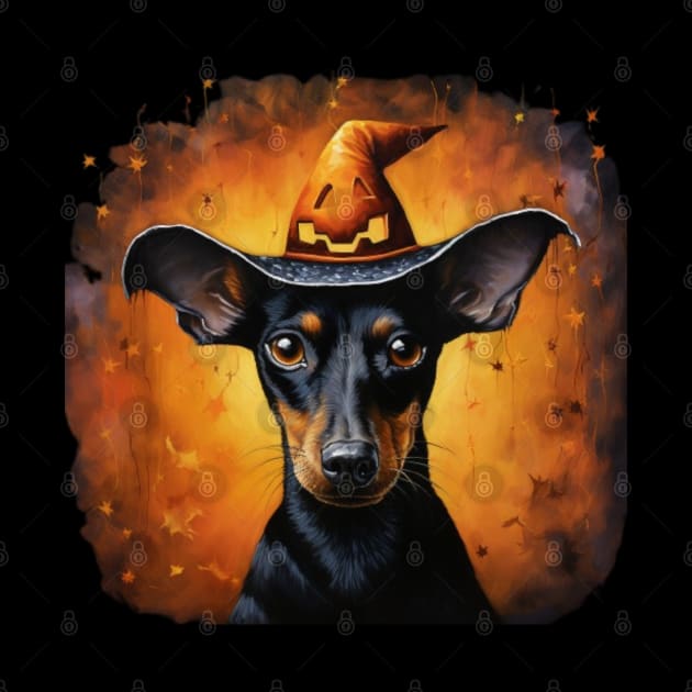 Halloween Manchester Terrier by NatashaCuteShop