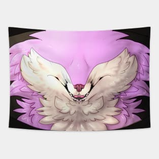 Lavender Fox Mask Tapestry