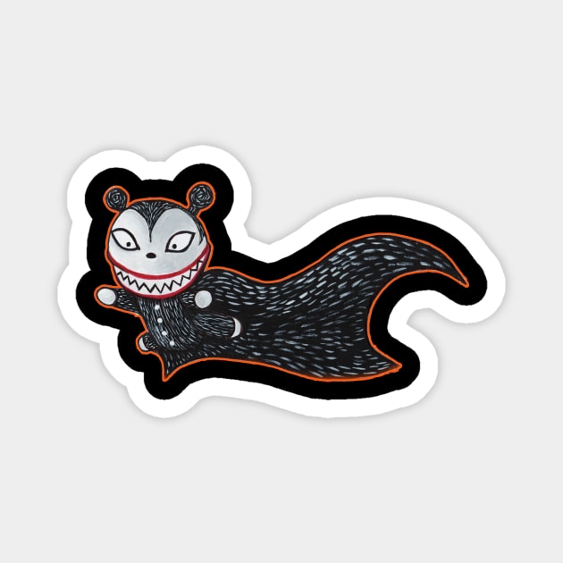 Vampire Teddy Bear Magnet by KupKake1313