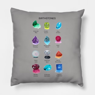 Birthstones Pillow