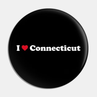 I ❤️ Connecticut Pin