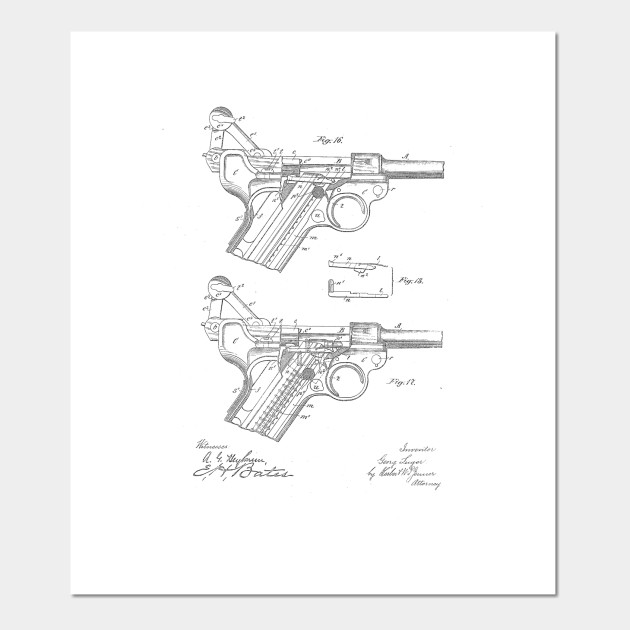 Gun Design Vintage Patent Hand Drawing Gun Posters And Art Prints Teepublic Choose your favorite gun drawings from millions of available designs. teepublic