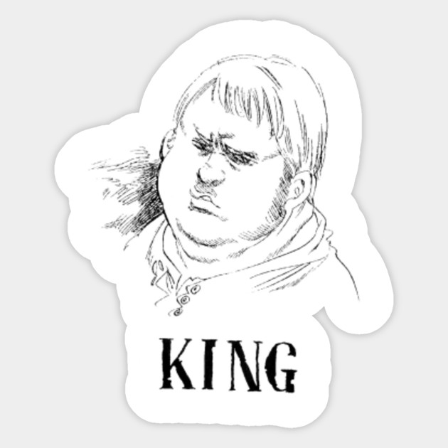 Wallpaper King Poster Nanatsu No Taizai Sticker Teepublic For Android
