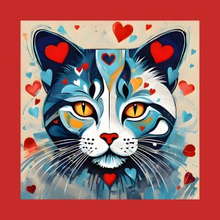 Cat Hearted T-Shirt