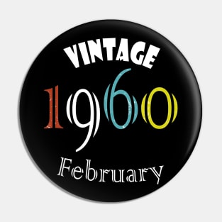 1960 February  Vintage Pin