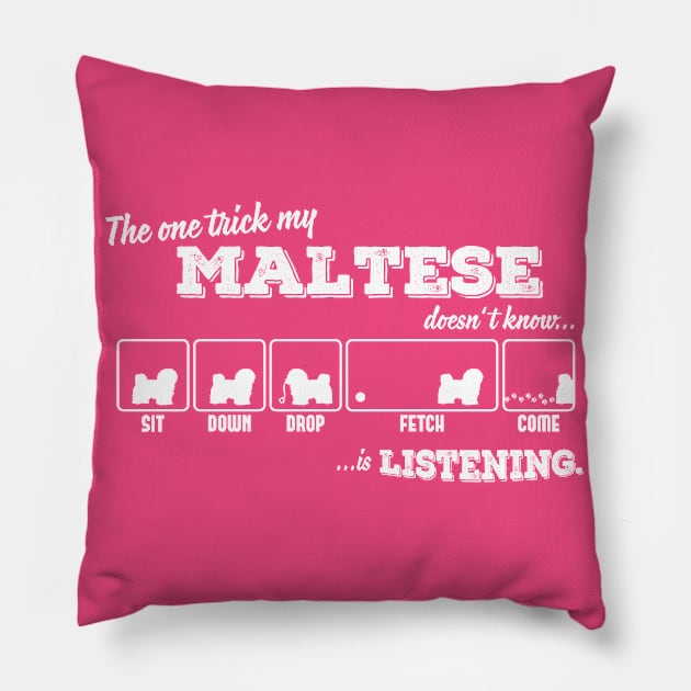 Maltese Pillow by nektarinchen