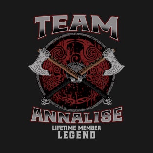 Annalise Name - Lifetime Member Legend - Viking T-Shirt