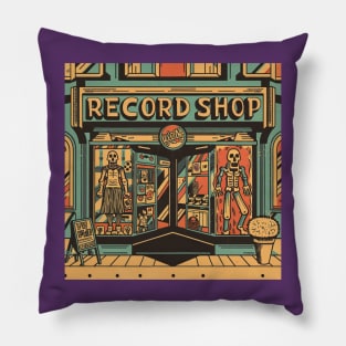 Record shop Pillow