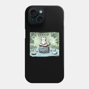 Zen cat Phone Case