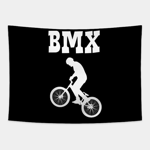 BMX Bike Racing Tapestry by FruitflyPie