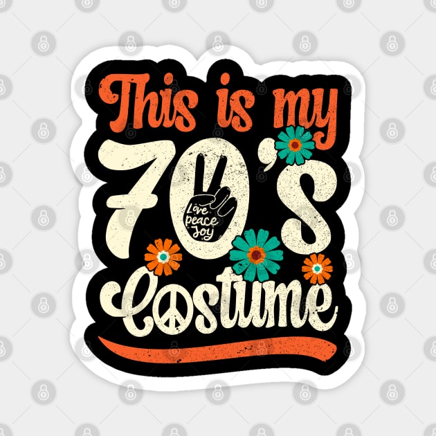 This Is My 70s Costume | 70s Outfit For Women & Men | 1970s Magnet by auviba-design