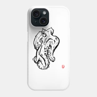 Printmaking Octopus Phone Case