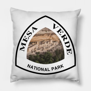 Mesa Verde National Park shield Pillow