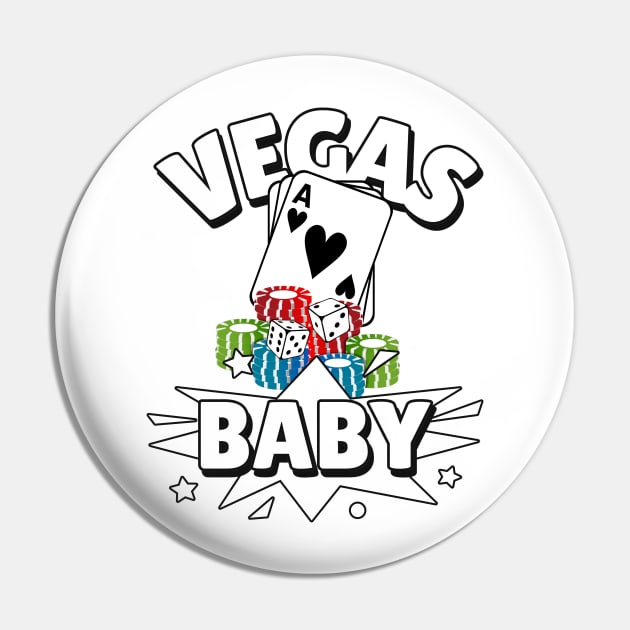 VEGAS Vacation Baby Pin by SartorisArt1