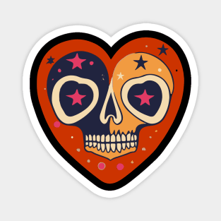 Skull Love T-Shirt Magnet