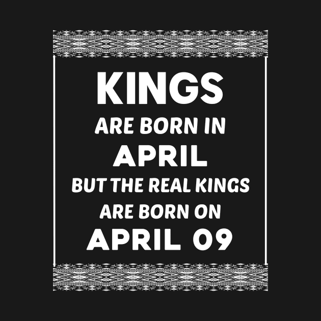 Birthday King White April 09 9th by blakelan128