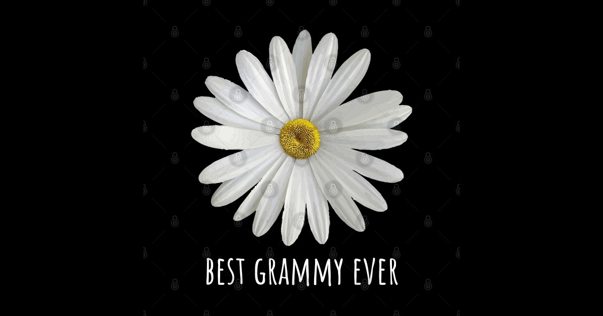 Best Grammy Ever Simple Daisy Floral - Grammy Gift - Sticker | TeePublic