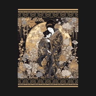 Japanese Lady in Kimono - No.7 T-Shirt