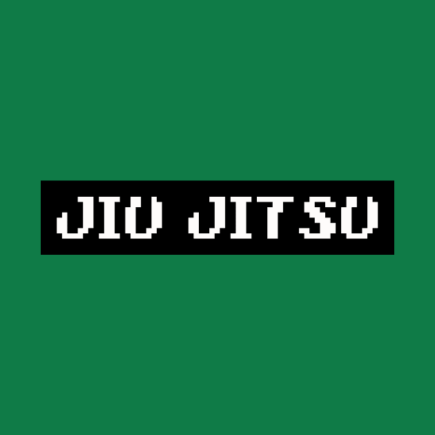 Jiu Jitsu 8-Bit by Reliant Tees