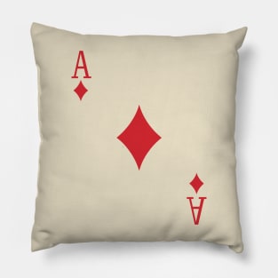 Ace Of Diamonds Pillow