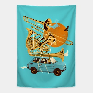 JAZZ CARAVAN II Tapestry