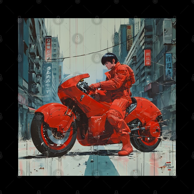 Akira Unleashed: Cyberpunk Masterpiece, Psychic Power Saga, and Fan Art Fusion by insaneLEDP