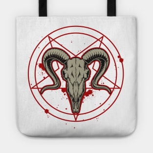 Goat Vintage Witch Artwork Tote