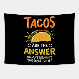 Tacos Lovers Shirt Mexican Burrito Tapestry