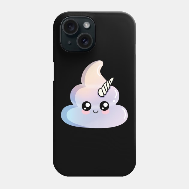Cute Unicorn Poop Phone Case by SuperrSunday