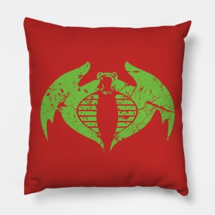 Green Cobra Rattler Pillow