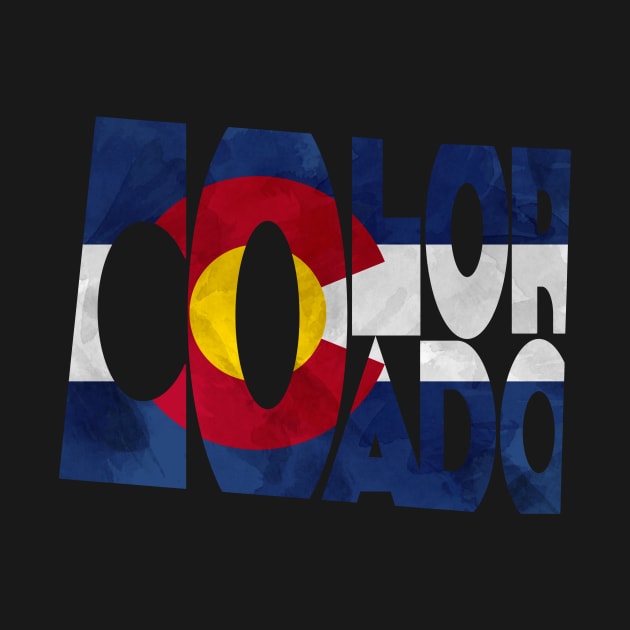 Colorado Typo Map by inspirowl