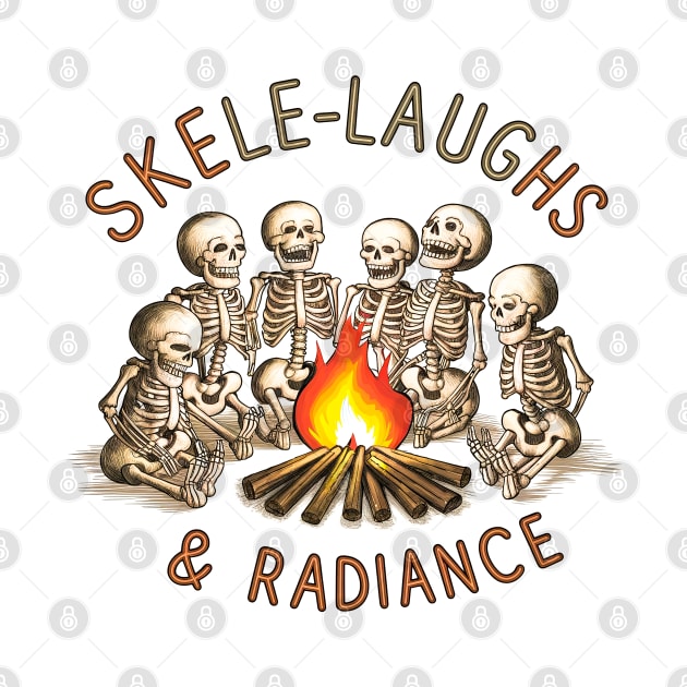 Skele-Laughs & Raiance Funny by T-shirt US