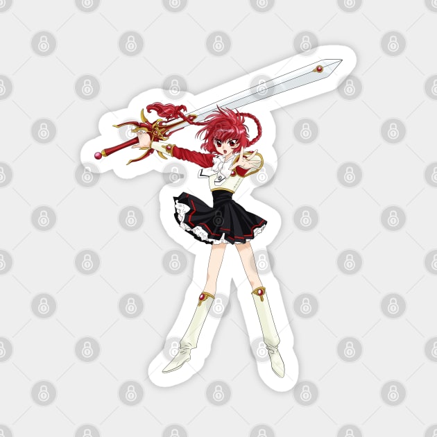 Magic Knight Rayearth -  Hikaru Shidou Magnet by Nykos