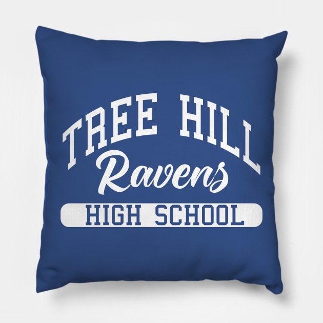 Tree Hill High Pillow by lyndsayruelle