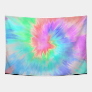 Rainbow Tide Dye Tapestry