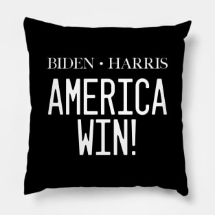 Political - America Win! - Biden Harris Pillow