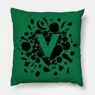 V is for Veg! Pillow