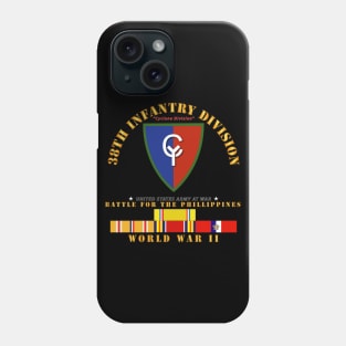 38th Infantry Division - WWII w PAC SVC Phone Case