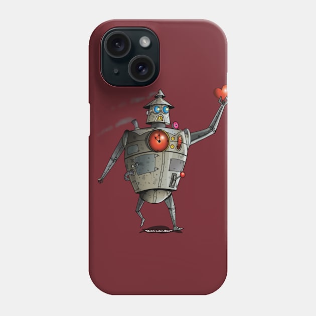 Sterling-Steambot Phone Case by RickLucey