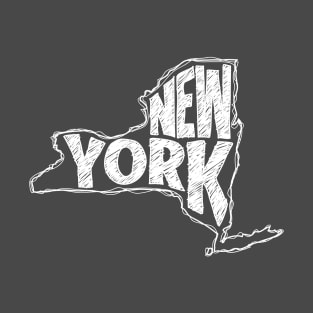 New York (White Graphic) T-Shirt